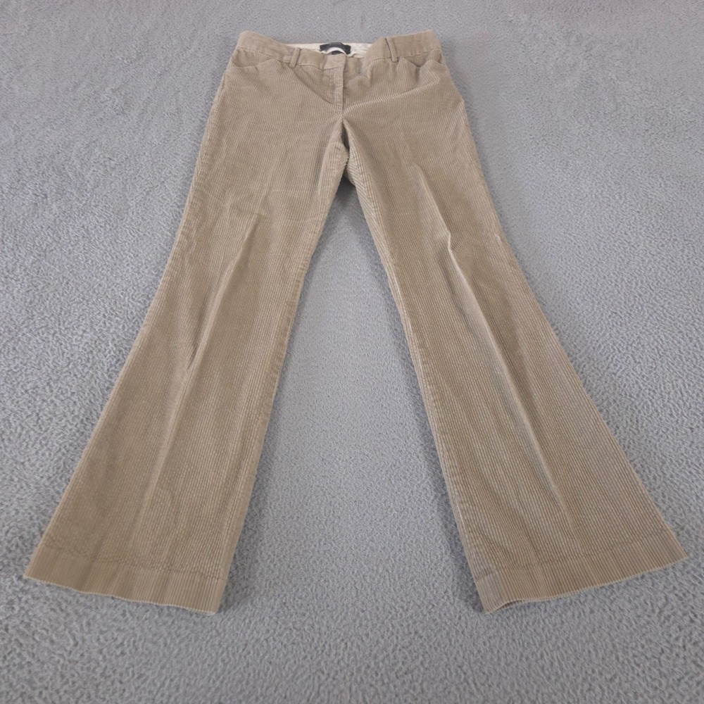 VINTAGE Body by Victoria Pants Womens 10 Tan Christie Fit Corduroy Wide Leg 90s